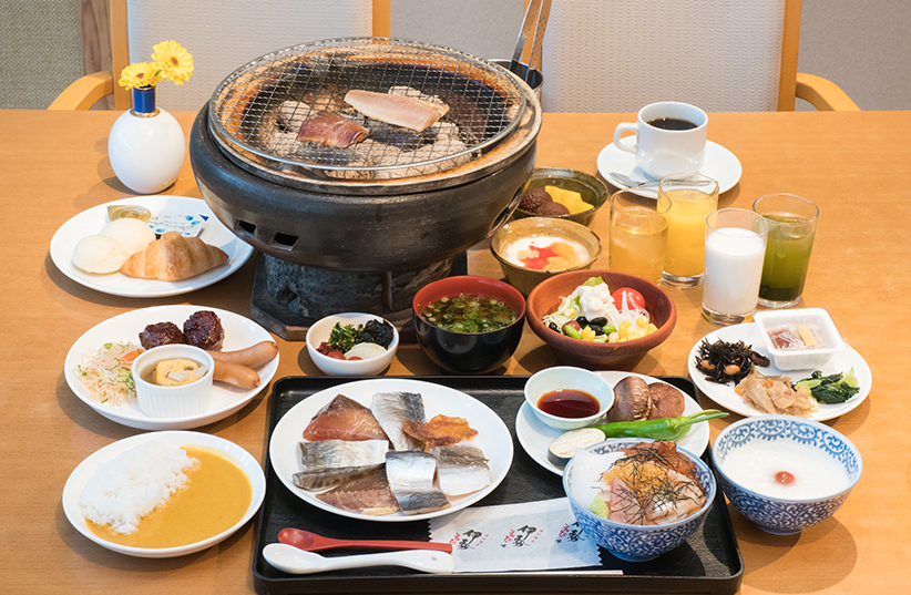 Enjoy the popular breakfast at Hotel Kinoza