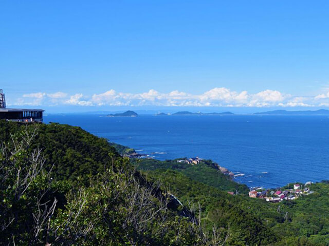 鳥羽展望台　食国蔵王