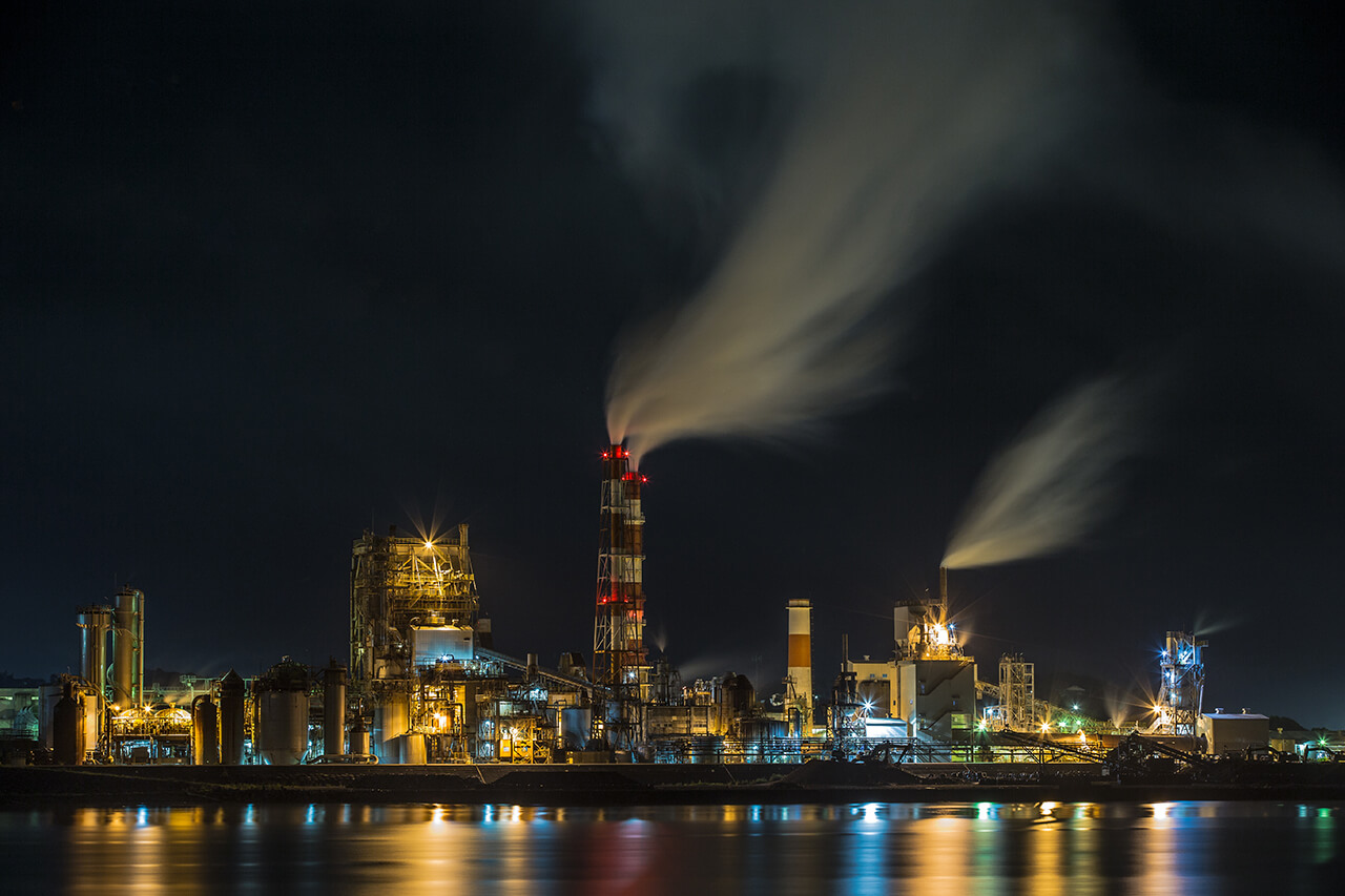 紀宝町の工場夜景