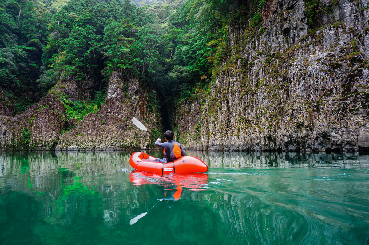 熊野川・瀞峡での川遊び