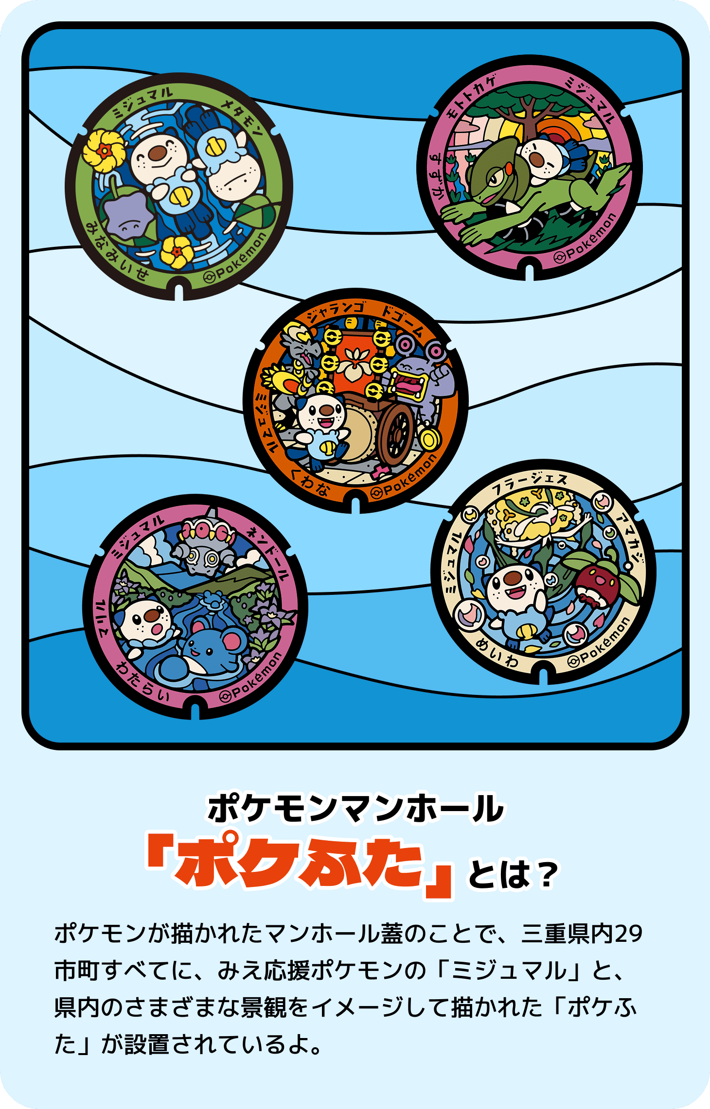 三重県×ミジュマル】みえのポケふた＆のりものスタンプラリー2025