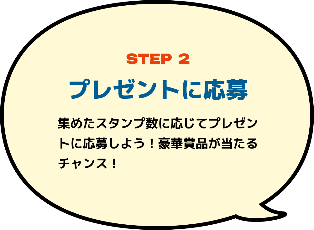 Step2　プレゼントに応募